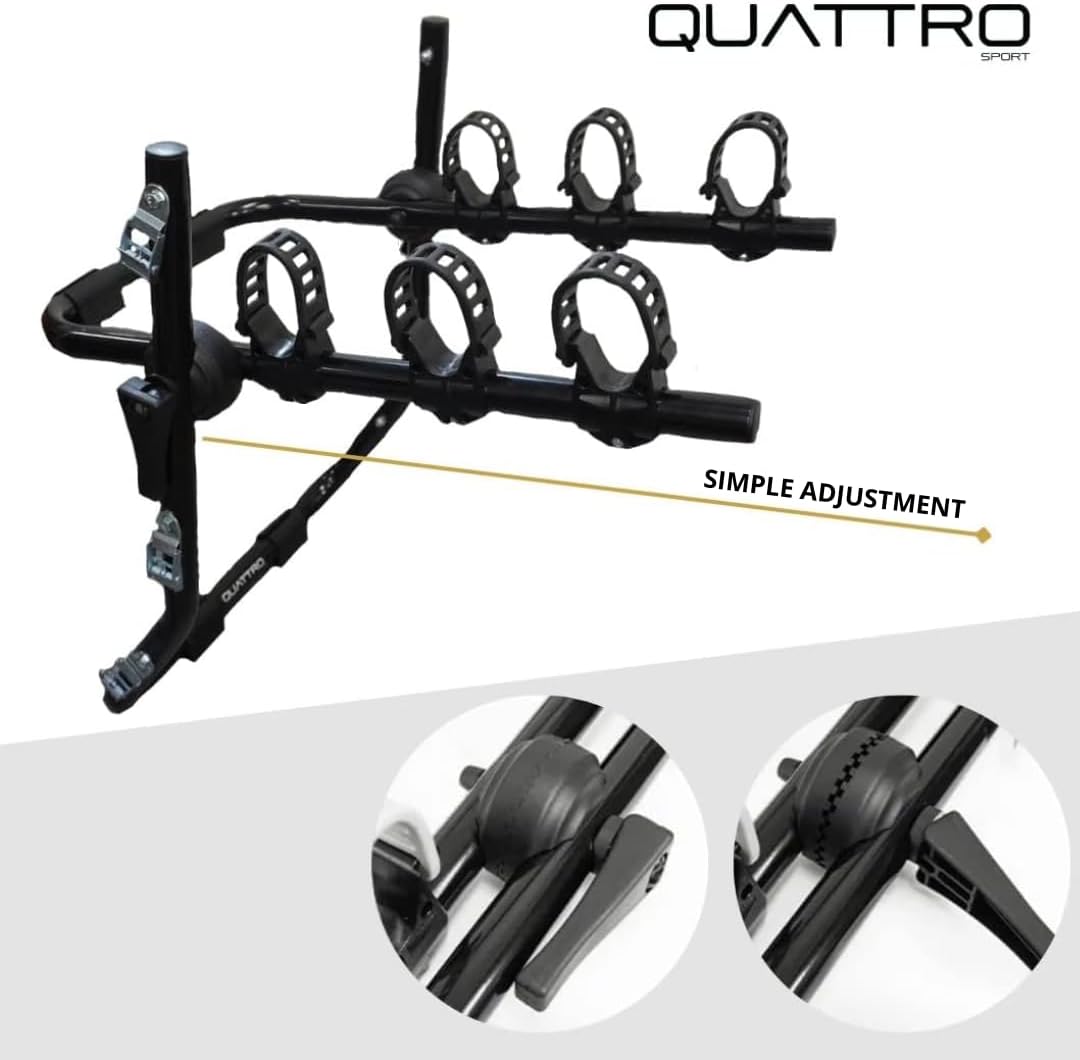 Rack De Cajuela Quattro Ventura (3 Bicicletas)