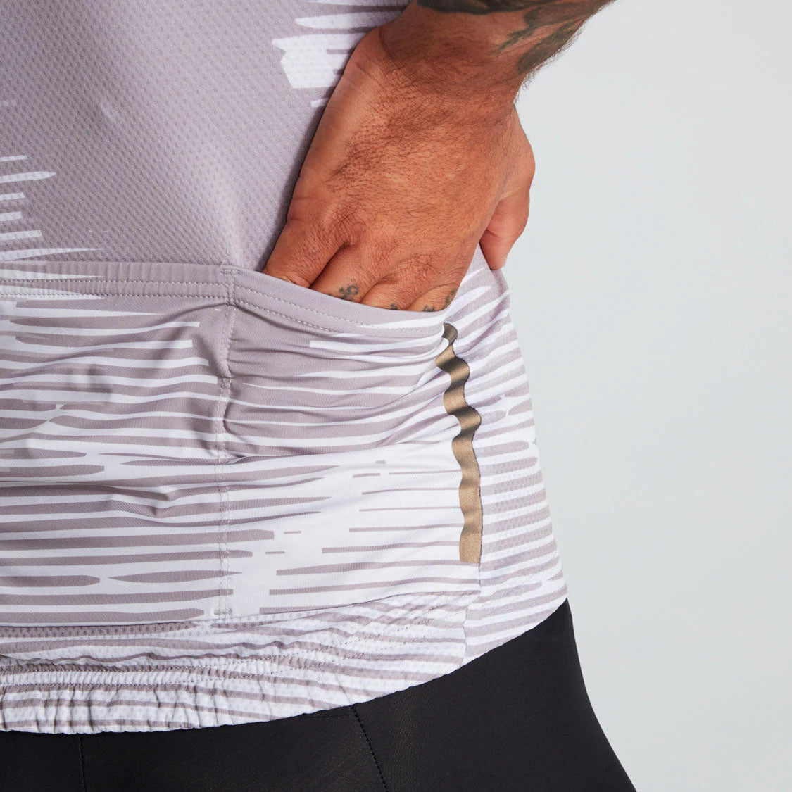SL BLUR JERSEY SS MEN SIL