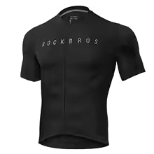 ROCKBROS-Camiseta deportiva de manga corta de secado rápido para hombre