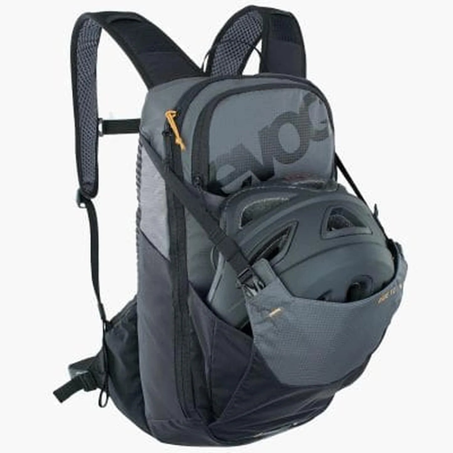 Mochila EVOC Ride 12 + bolsa de hidratacion 2LT Carbon Grey – Black