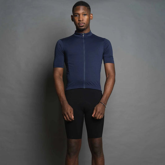 Jersey Shimano Elemento manga corta azul marino