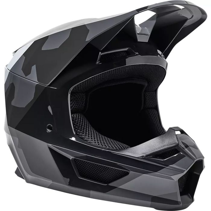 Casco FOX V1 BNKR Black Camo