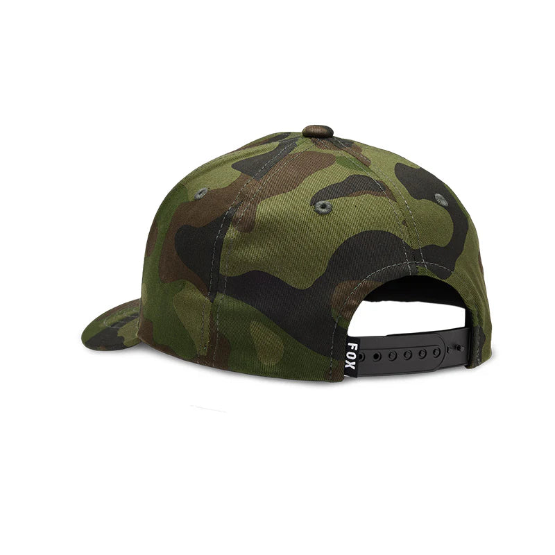 Gorra Fox Niño Snapback Camo Verde