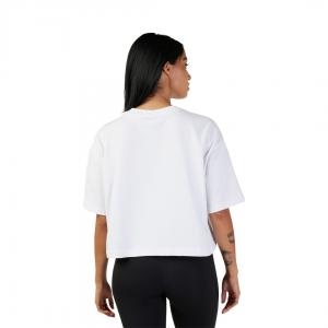 Crop FOX Oversized Wordmark Mujer