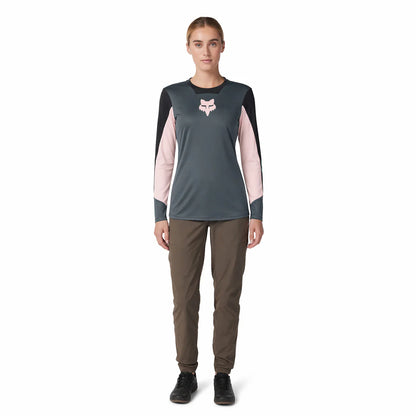 Jersey FOX Defend Ls Creation Mujer