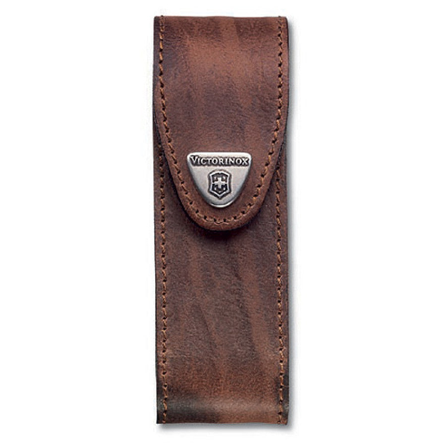 Funda de piel marrón para herramientas 4-6 capas