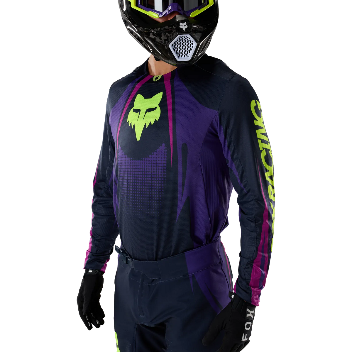Jersey FOX 360 Temper Morado