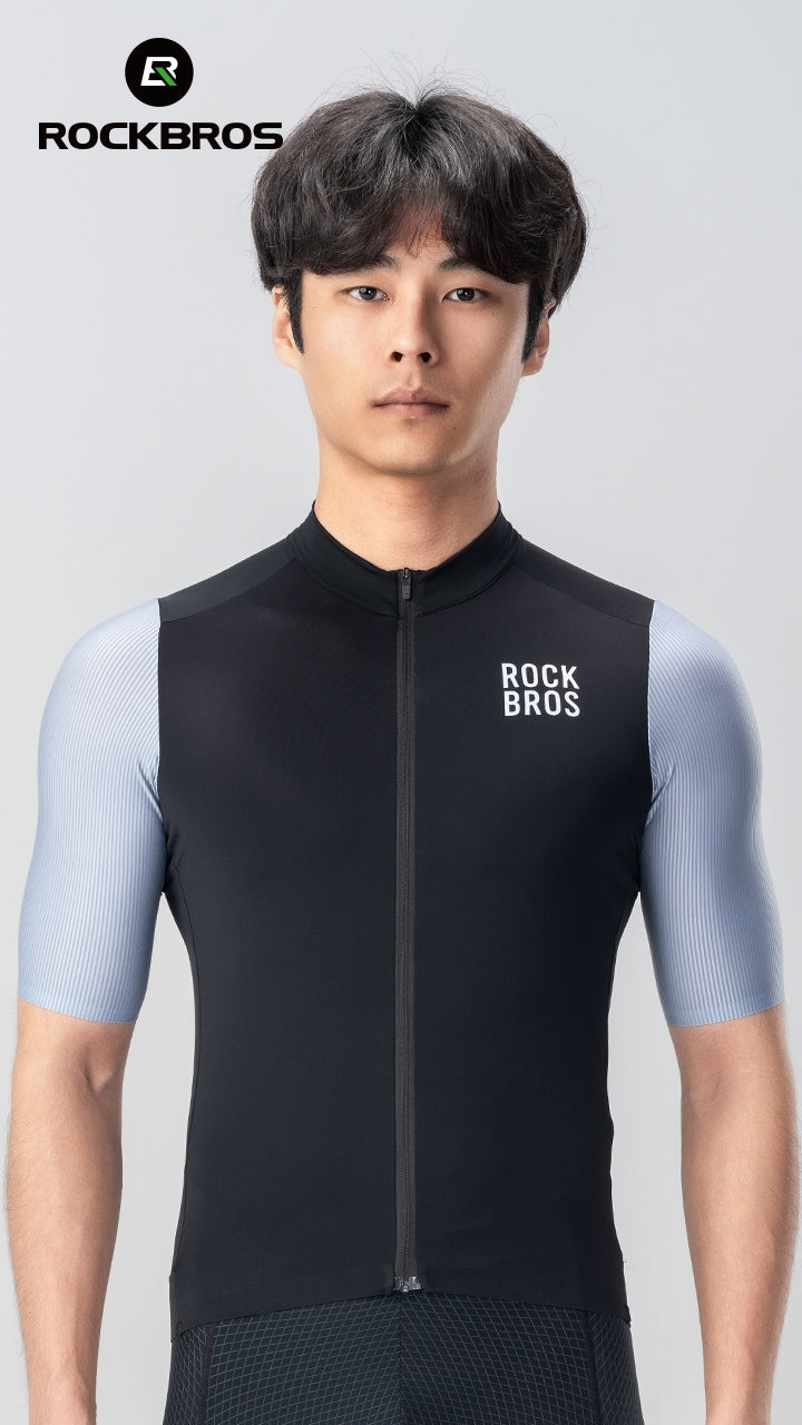 Maillot de ciclismo ROCKBROS azul, azul claro