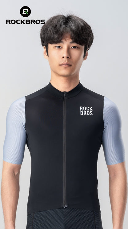 Maillot de ciclismo ROCKBROS azul, azul claro
