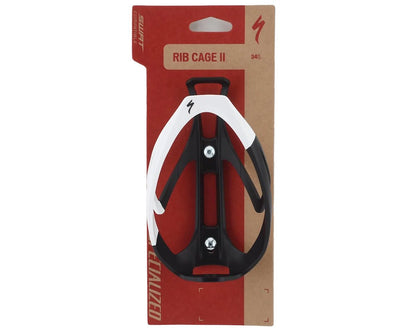 Portabotellas especializado Rib Cage II (negro mate/blanco)