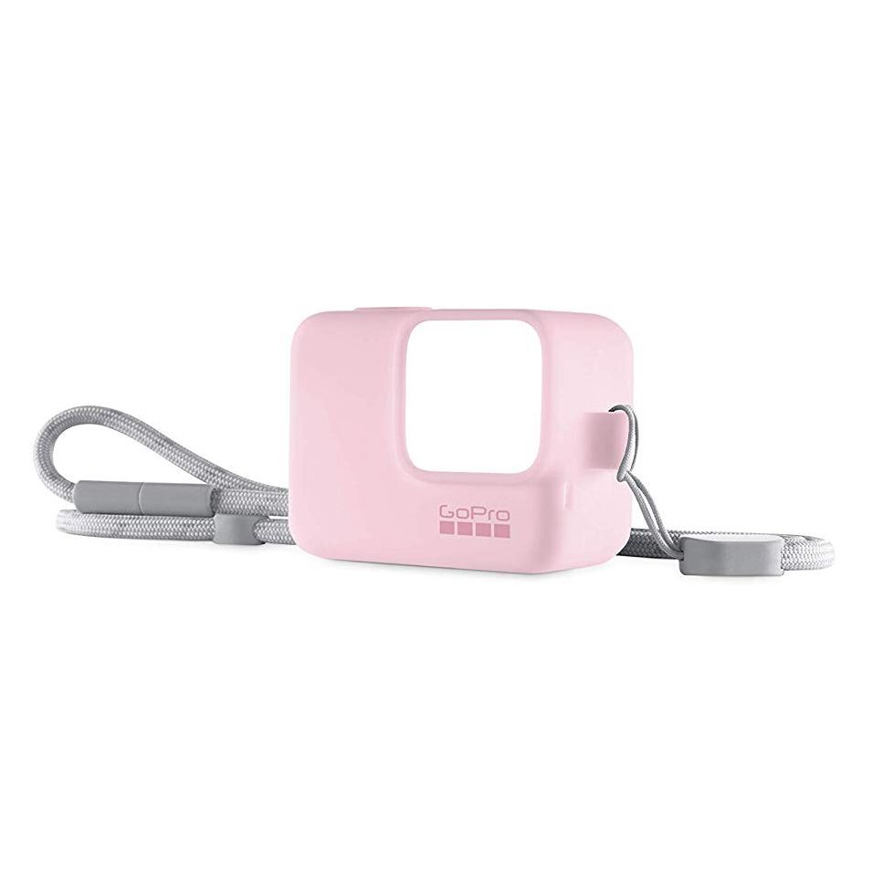 Funda Silicon GOPRO con Correa Rosa