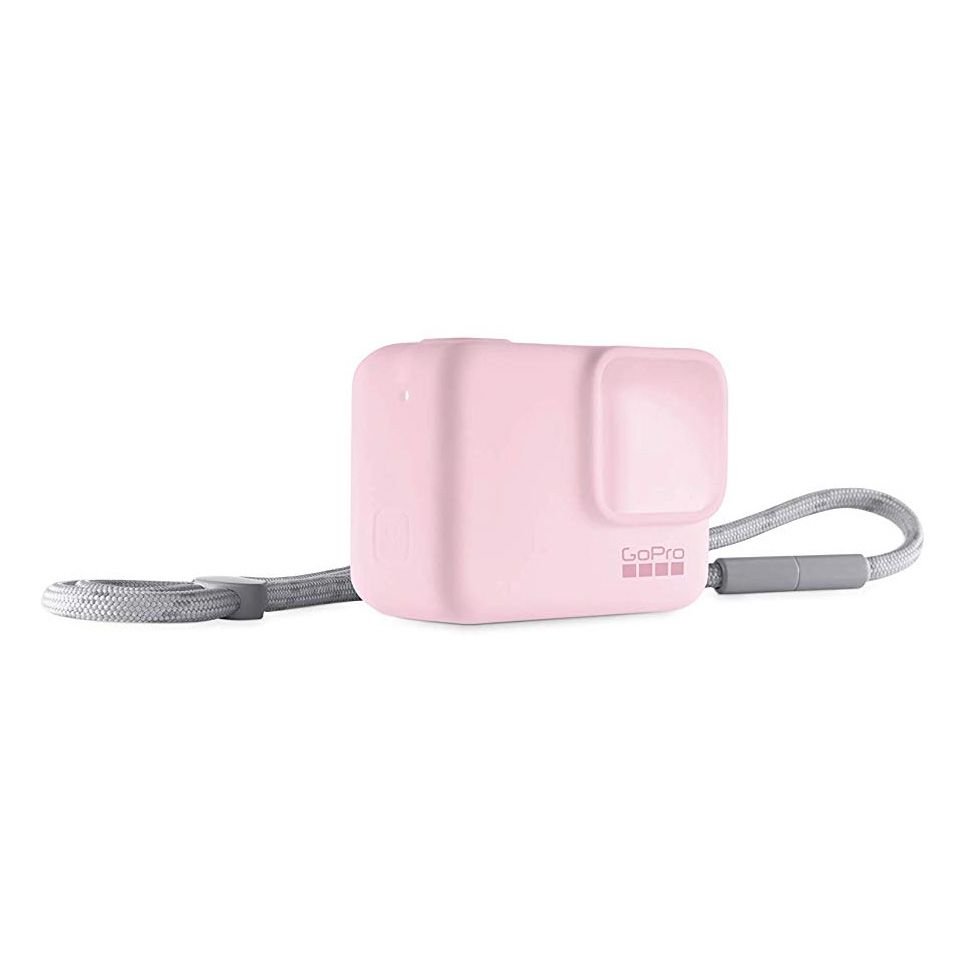 Funda Silicon GOPRO con Correa Rosa