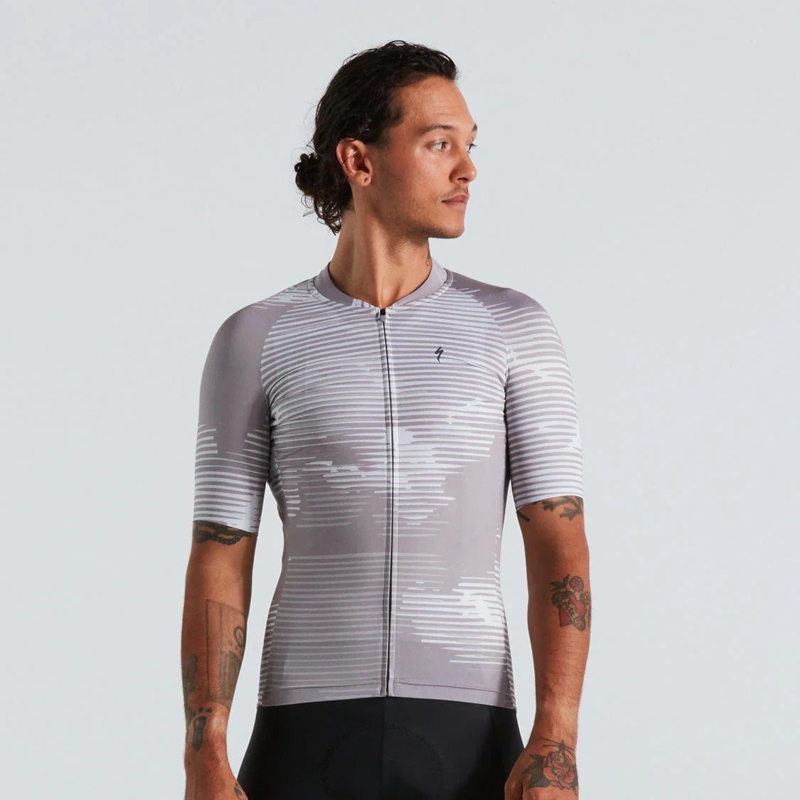 SL BLUR JERSEY SS MEN SIL