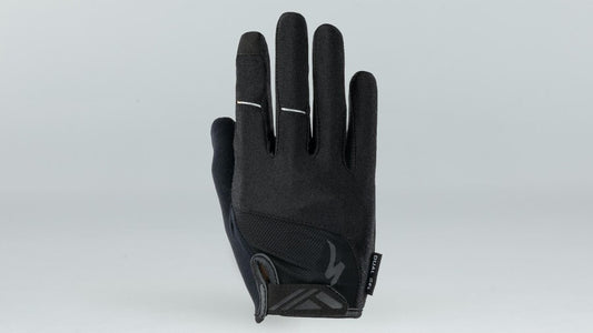 Specialized Body Geometry Dual-Gel Long Finger Gloves (Black)