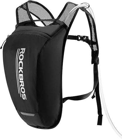 ROCKBROS Mochila de hidratación con vejiga de agua de 2 litros