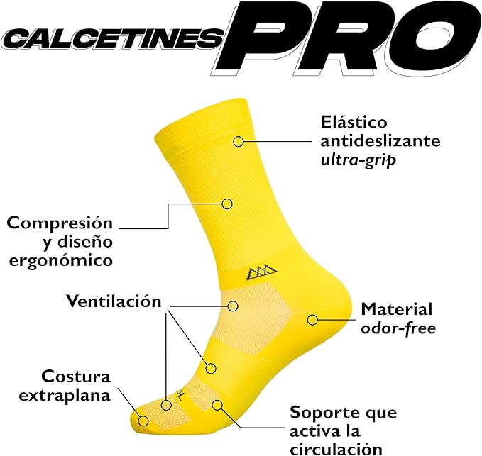 Calcetas deportivas Huizapol Pro Unisex