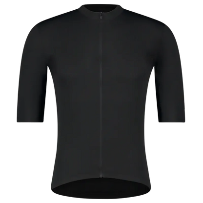 Jersey Shimano Ciclismo Elemento Manga corta con cierre Negro Hombre