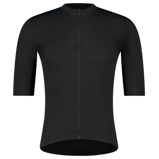 Jersey Shimano Ciclismo Elemento Manga corta con cierre Negro Hombre