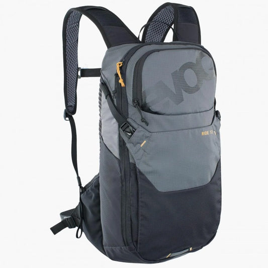 Mochila EVOC Ride 12 + bolsa de hidratacion 2LT Carbon Grey – Black