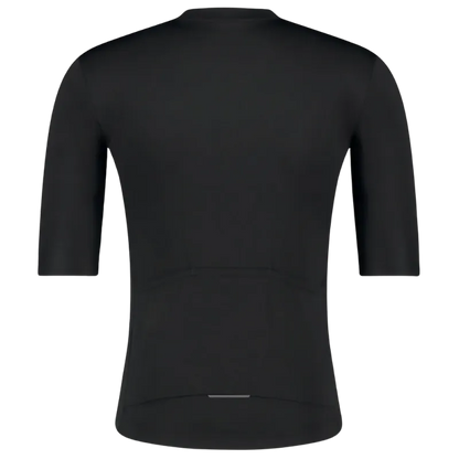 Jersey Shimano Ciclismo Elemento Manga corta con cierre Negro Hombre