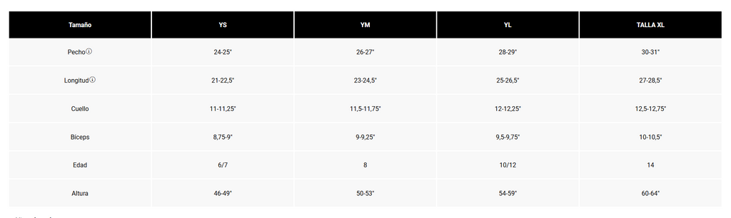 Jersey  Juvenil 180 Blackout