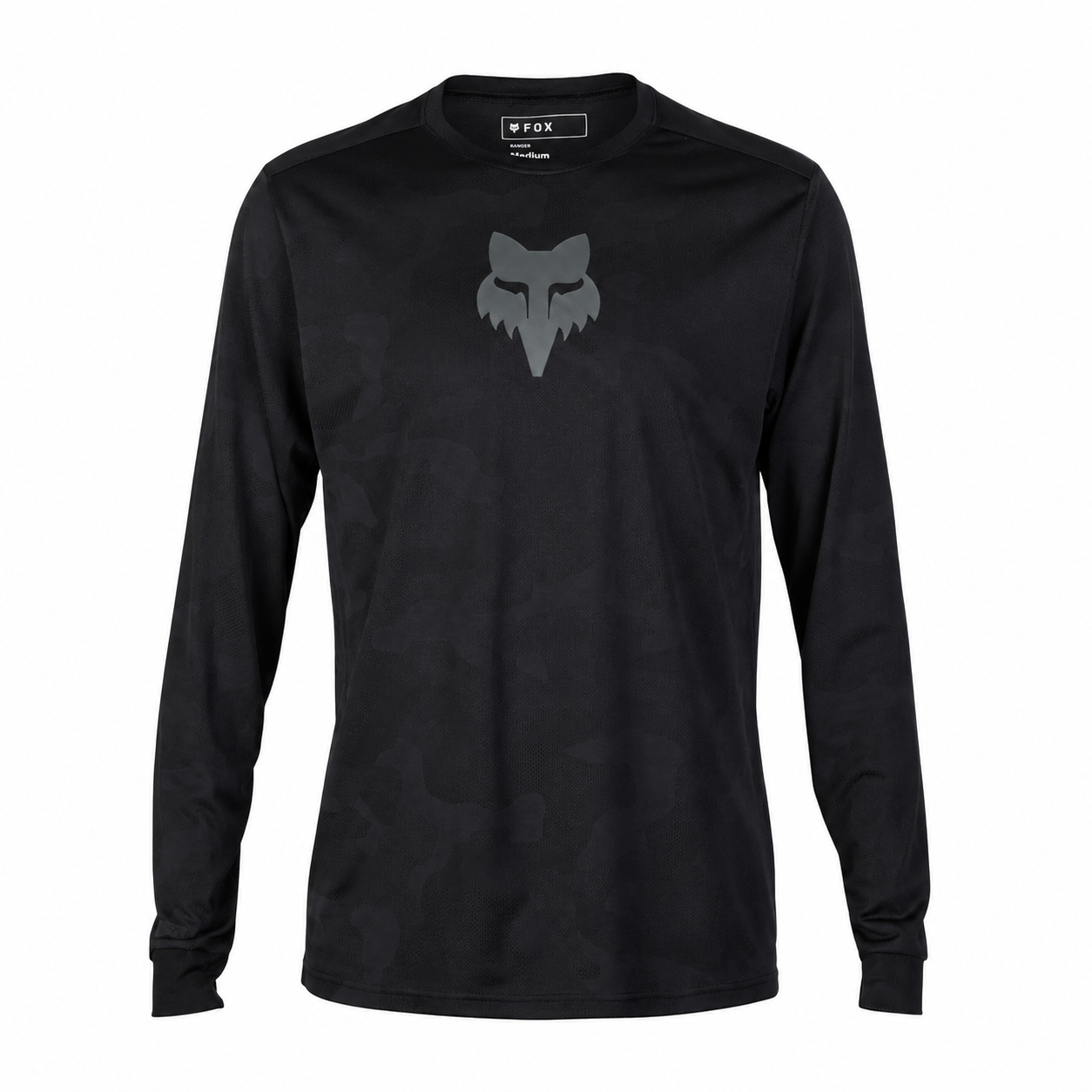 Jersey Fox Ranger TruDri™ Manga Larga Negro