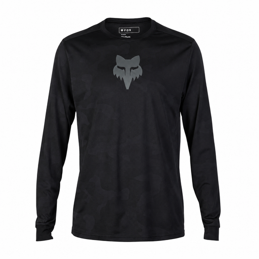 Jersey Fox Ranger TruDri™ Manga Larga Negro