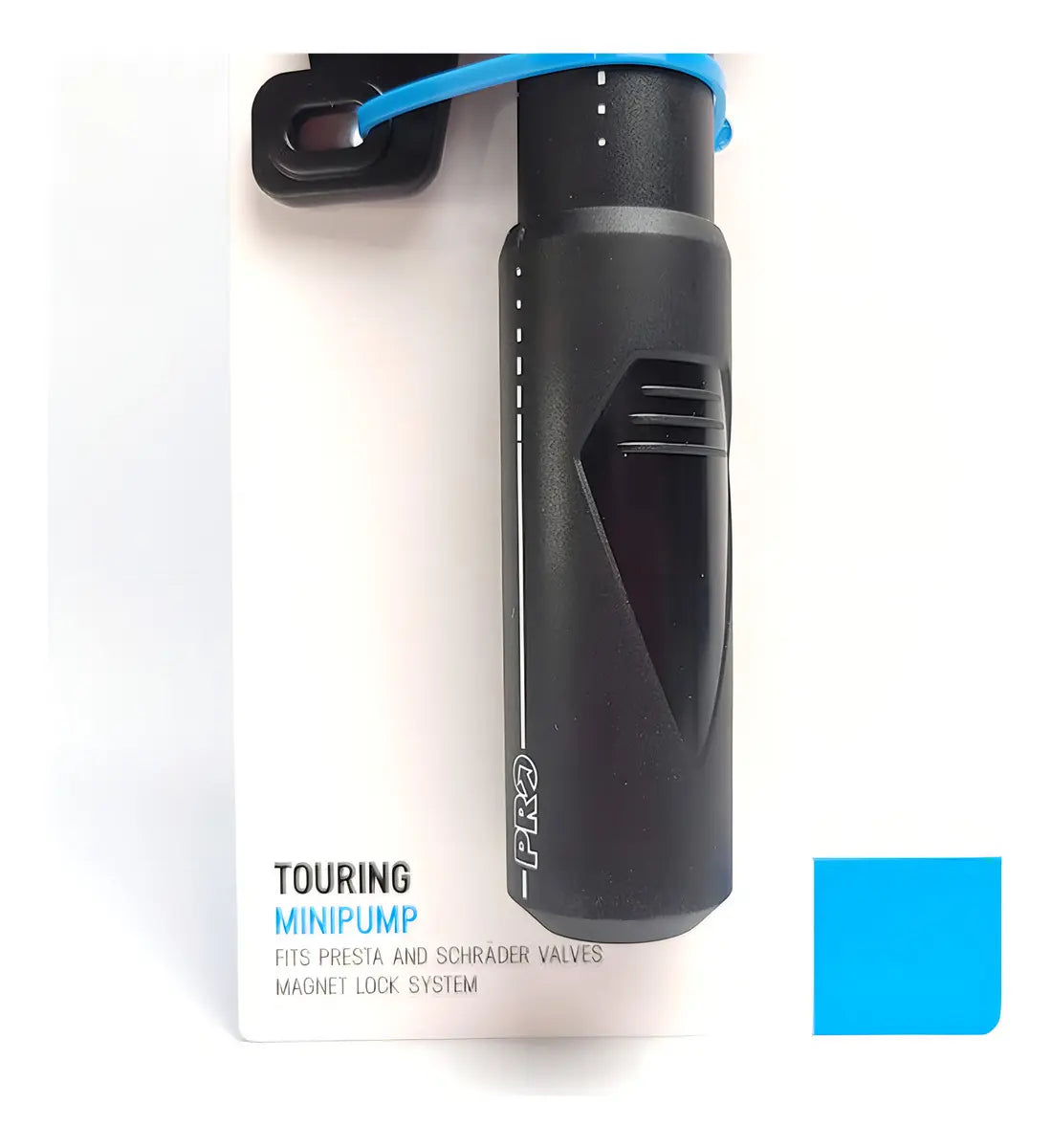 Bomba de aire manual Pro para bicicleta con válvula Schrader compacta 120 psi