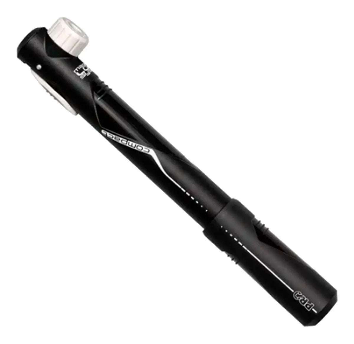 Bomba de aire manual Pro para bicicleta con válvula Schrader compacta 120 psi