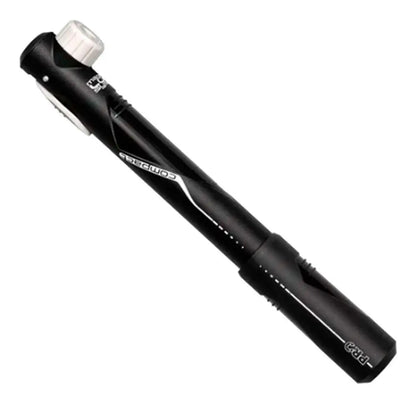 Bomba de aire manual Pro para bicicleta con válvula Schrader compacta 120 psi