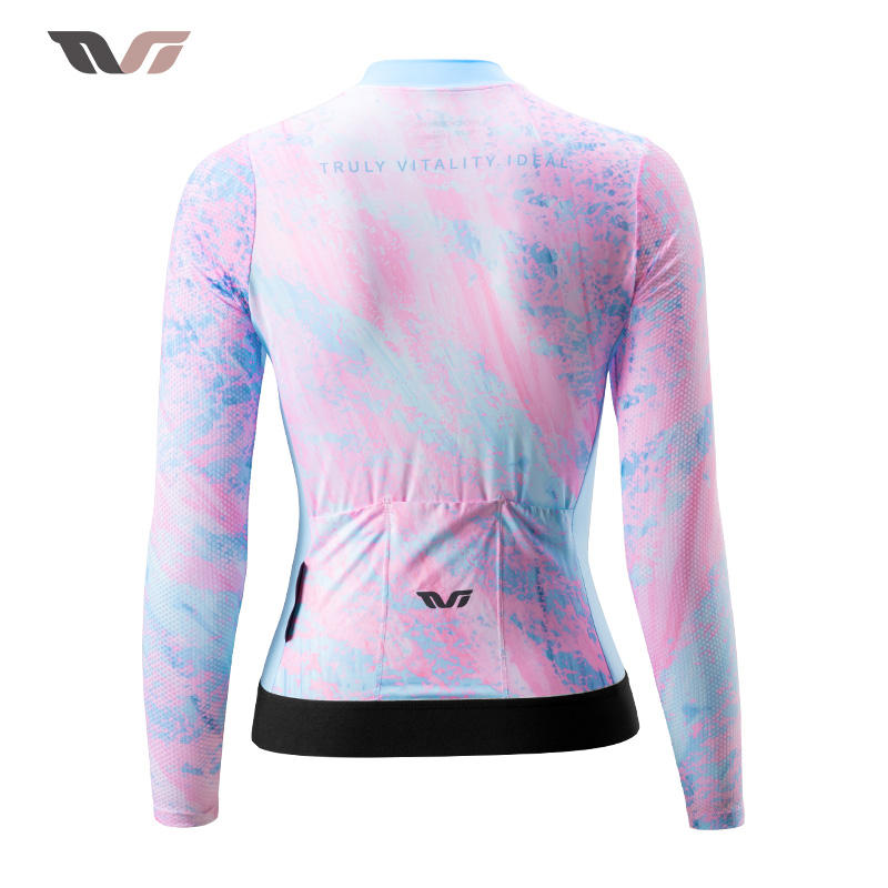 ROCKBROS Cycling Jersey Top Comfort Long Sleeve Women's Bike Bicycle Shirt