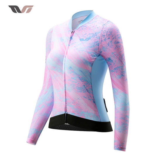 ROCKBROS Cycling Jersey Top Comfort Long Sleeve Women's Bike Bicycle Shirt
