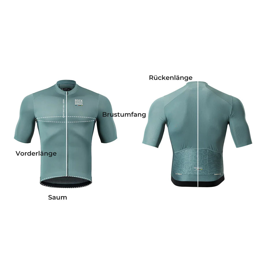 Jersey ROCKBROS ROAD TO SKY azul grisaceo