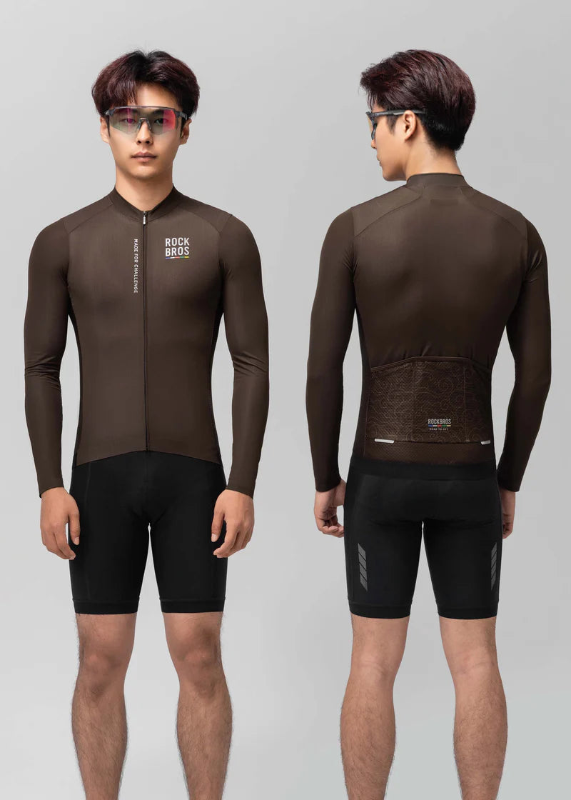 Maillot de ciclismo de manga larga Road to Sky Pro para hombre | ROCKBROS