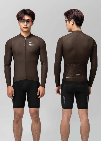 Maillot de ciclismo de manga larga Road to Sky Pro para hombre | ROCKBROS