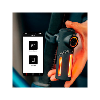 LAMPARA TRASERA MAGICSHINE USB 30 LM CON CAMARASEEMEE DV