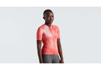 SL AIR DISTORTION JERSEY SS WMN VIVCRL