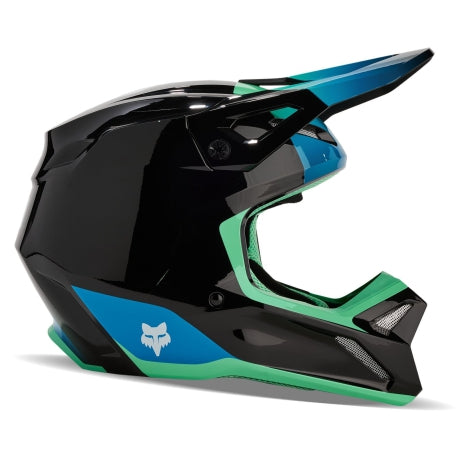 Casco Fox V1 Ballast Negro/ Azul