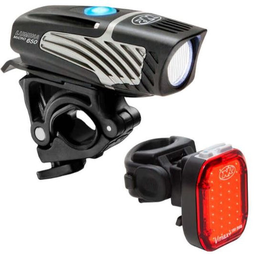 Lámparas NiteRider Lumina Micro 650 / Vmax+ 150 Led Combo