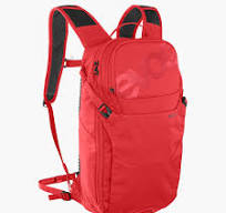 Mochila EVOC Ride 8 + bolsa de hidratacion 2LT True Red