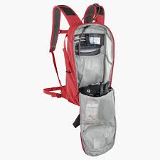 Mochila EVOC Ride 8 + bolsa de hidratacion 2LT True Red