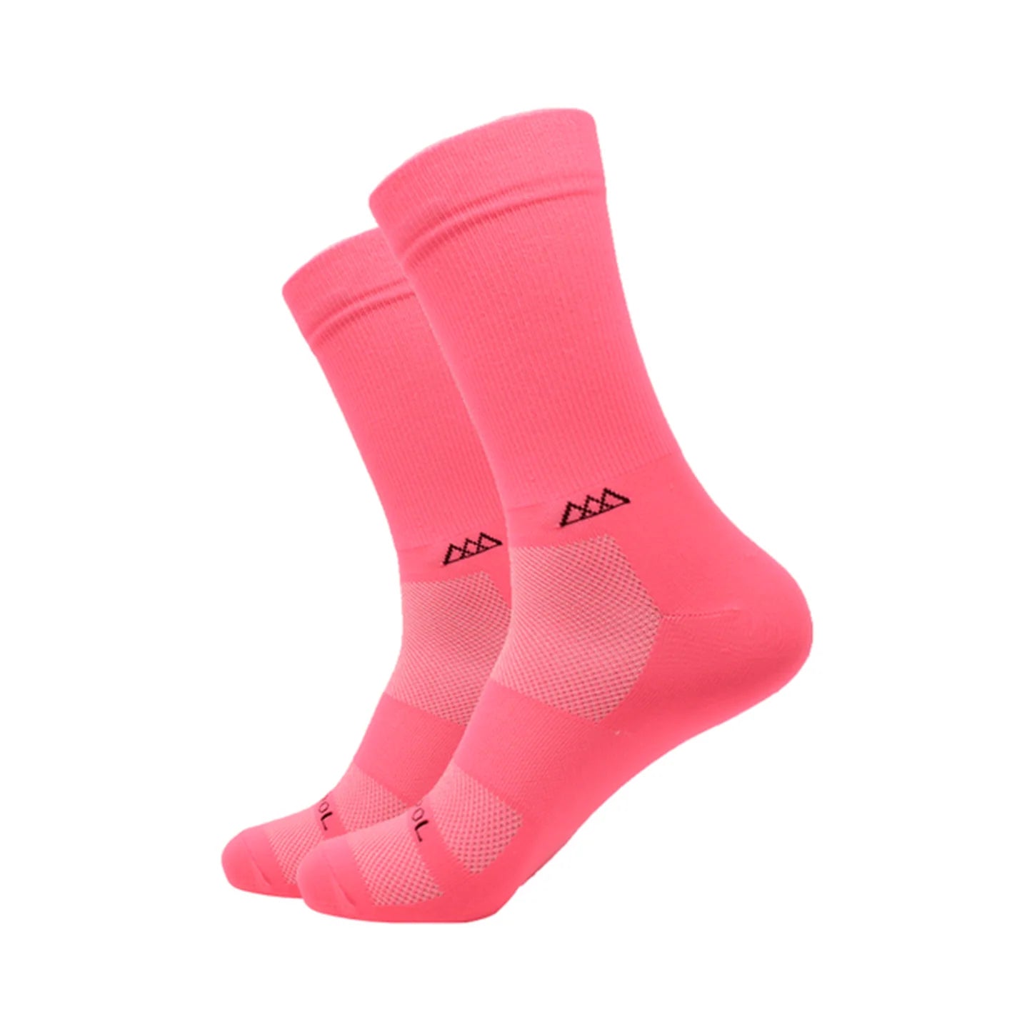 Calcetas deportivas Huizapol Pro Unisex Rosa neon