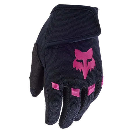 Guante Niño Fox Dirtpaw Negro / Rosa