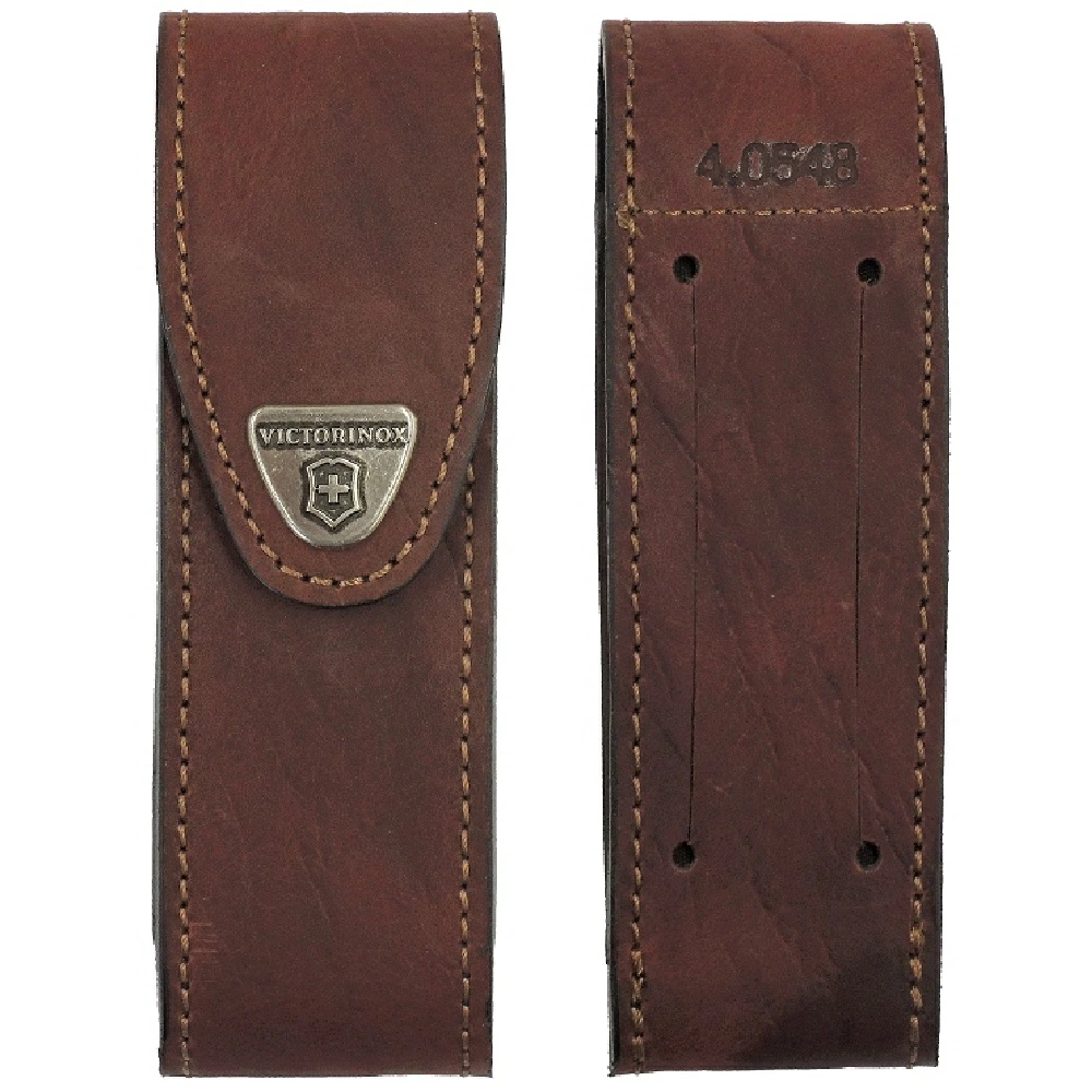 Funda de piel marrón para herramientas 4-6 capas