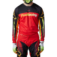Fox Racing 180 Statk Jersey Flo Red