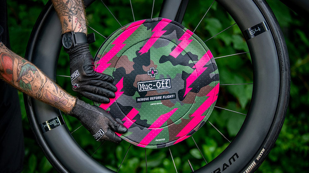 MUC-OFF PROTECTORES DE FRENOS DE DISCO – CAMUFLAJE
