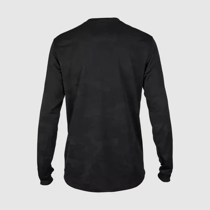 Jersey Bicicleta Ranger TruDri™ Manga Larga Negro Fox