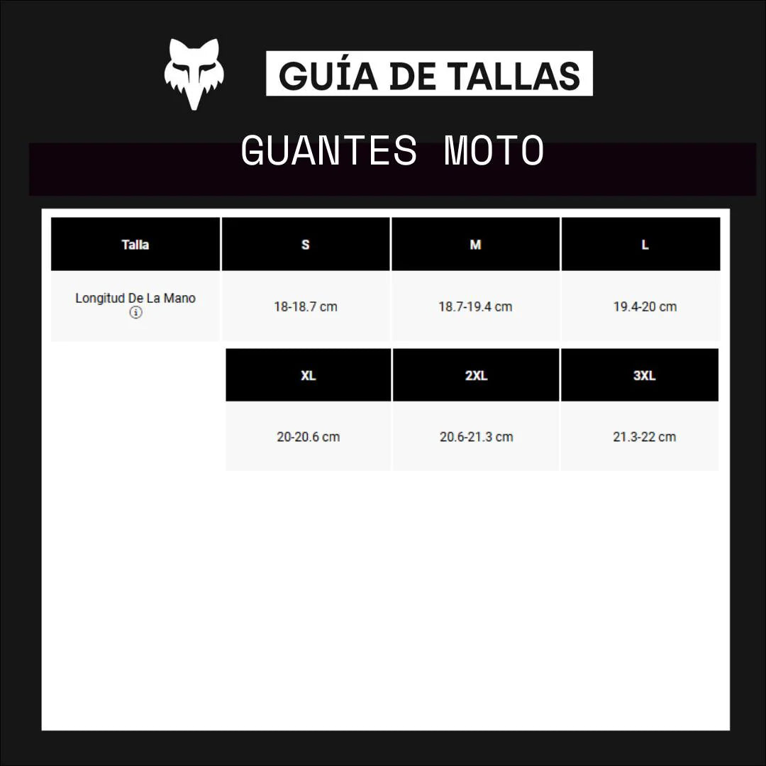 Guantes Moto 180 Bnkr Camo Negro Fox