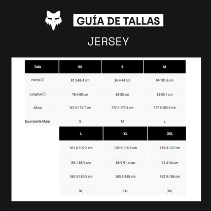 Jersey Bicicleta Ranger TruDri™ Manga Larga Negro Fox