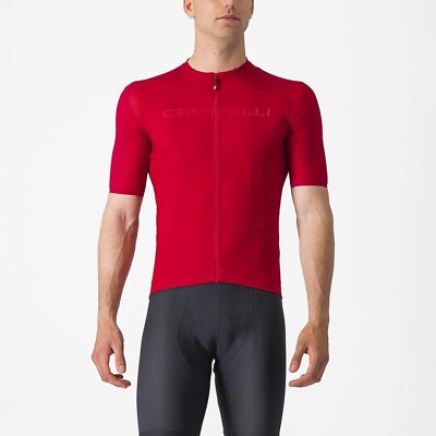 Jersey Castelli Prologo Lite rojo